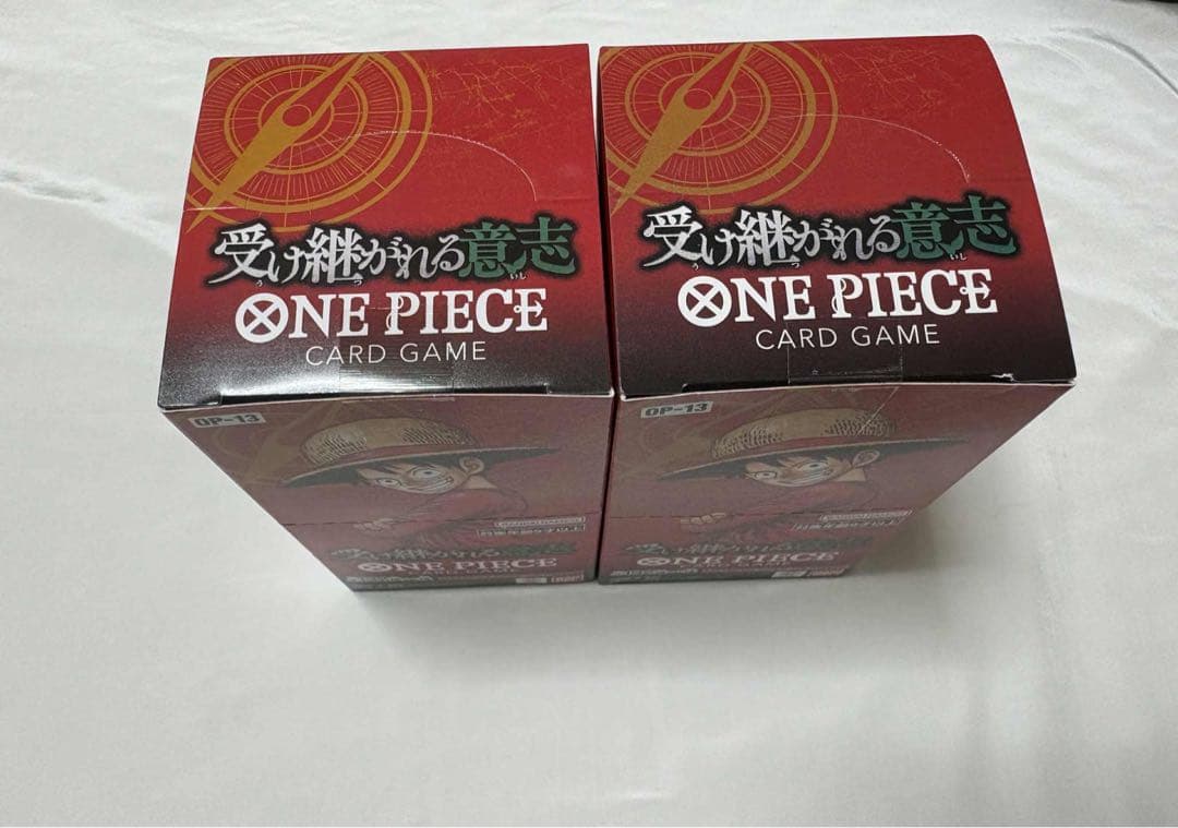 ワンピースカード受け継がれる意志2BOX テープ付き