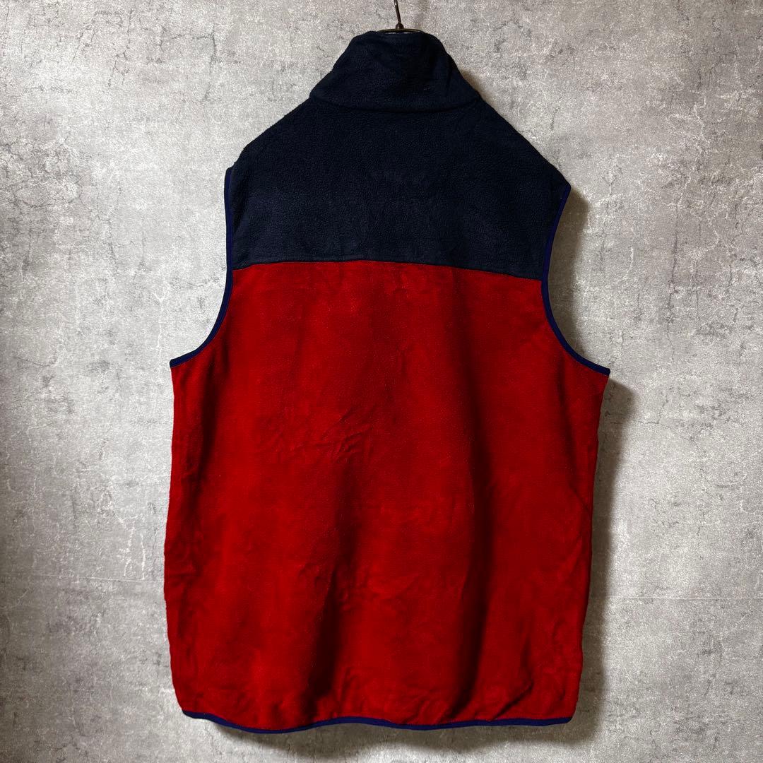 パタゴニア patagonia ベスト　フリース　シンチラ　赤　紺