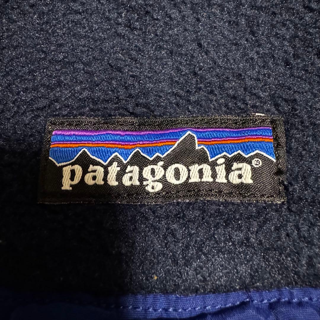 パタゴニア patagonia ベスト　フリース　シンチラ　赤　紺