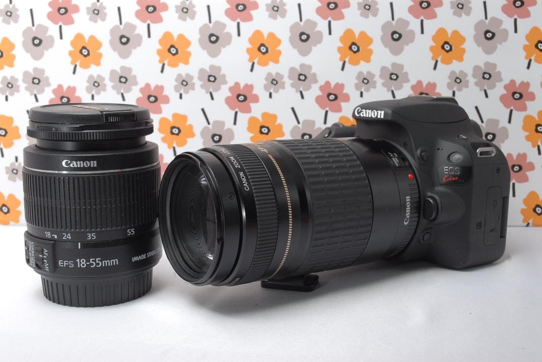 ❤Canon kiss X9❤手ぶれ補正標準＆超望遠❤一眼レフカメラ❤スマホ転送