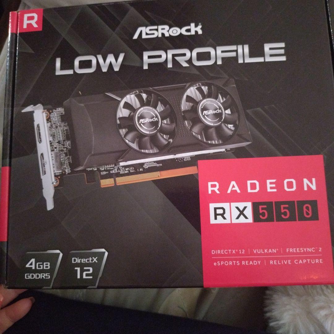 ASROCK LOW PROFILE グラフィックボード4GB