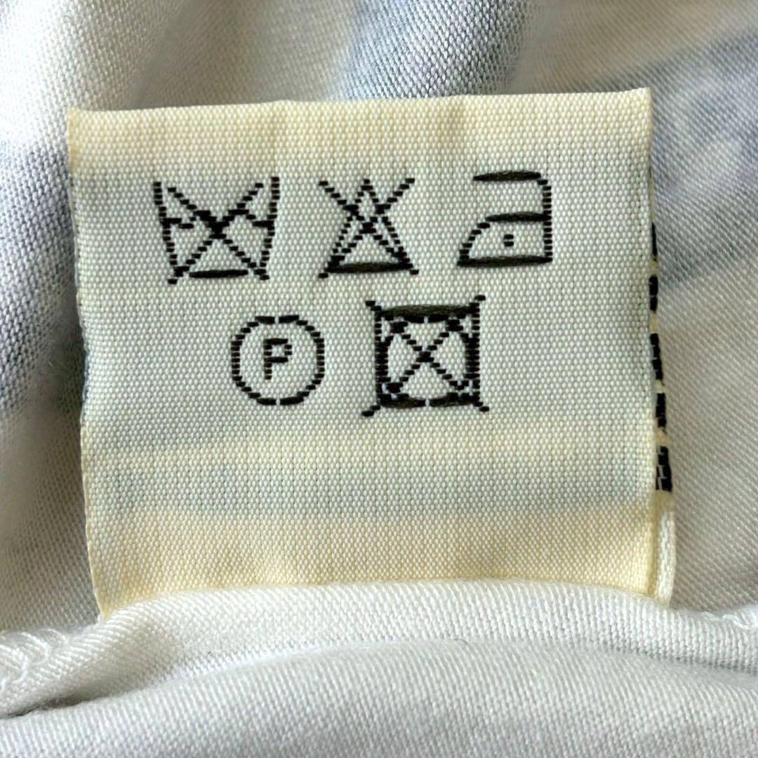 HERMES マルジェラ期　長袖Tシャツ リボン柄 ボルデュック柄　y2k