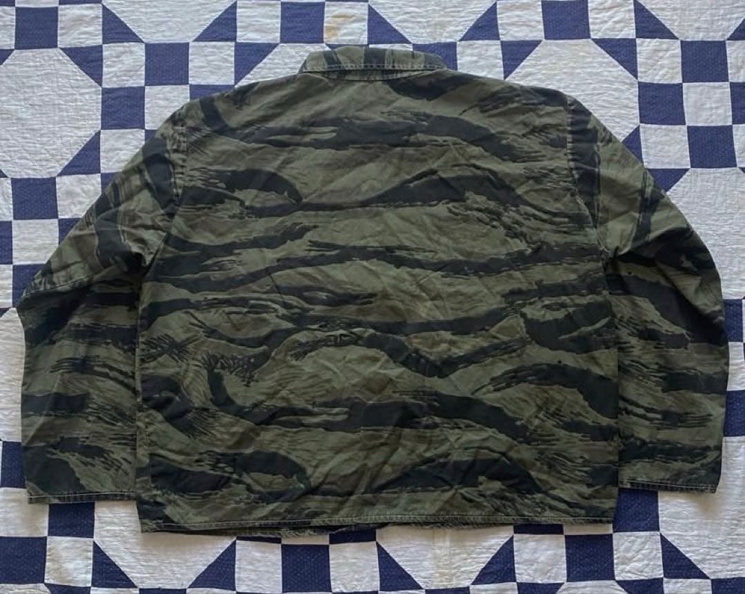 vintage タイガーストライプ タイガーカモ ジャケット ベトナム戦争 us