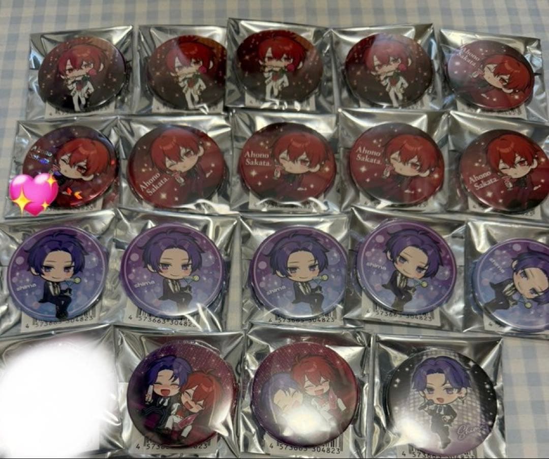 しまさかバースデー　となりの坂田。　缶バッジ