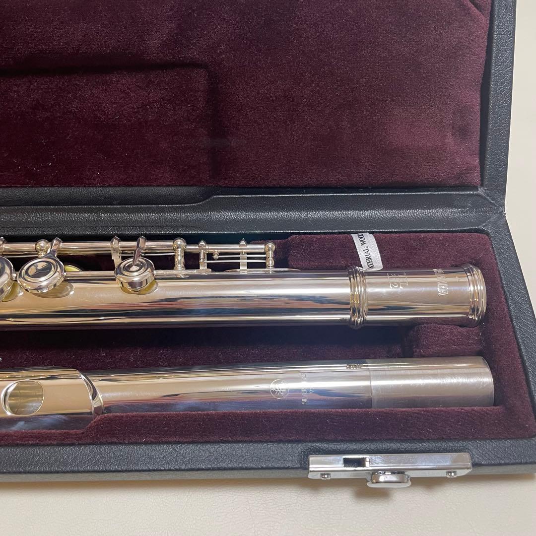 ★ほぼ未使用品★ フルート ヤマハ YFL312 頭部管銀製 ケース付き