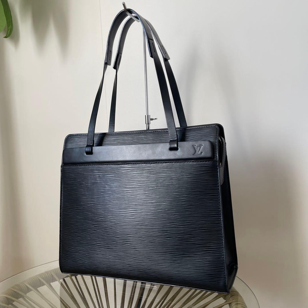 良品　ルイヴィトン　トートバッグ　クロワゼットPM エピ　ノワール　肩掛け可　黒