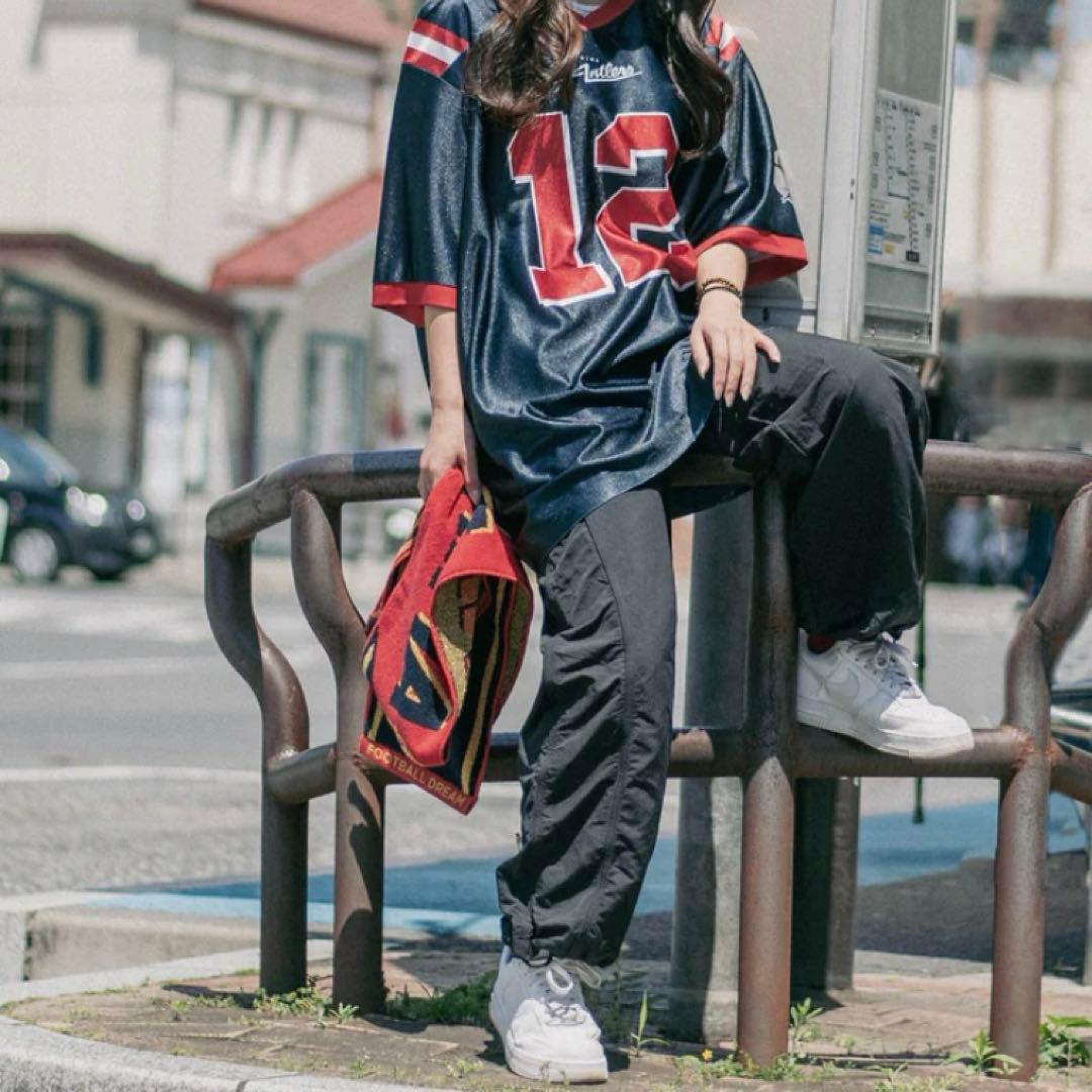 新品未着用　鹿島アントラーズ　アメフト風シャツ　Mサイズ