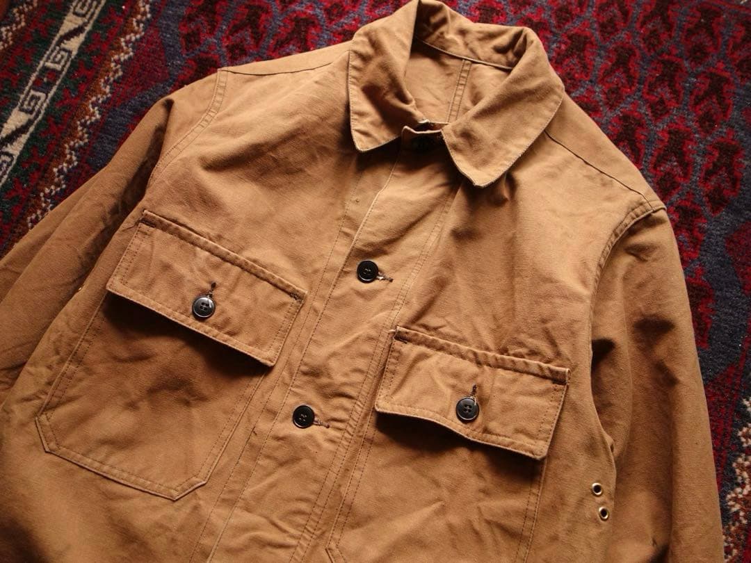 50s フランス軍 ガスフラップ付き カバーオール ジャケット フレンチワーク