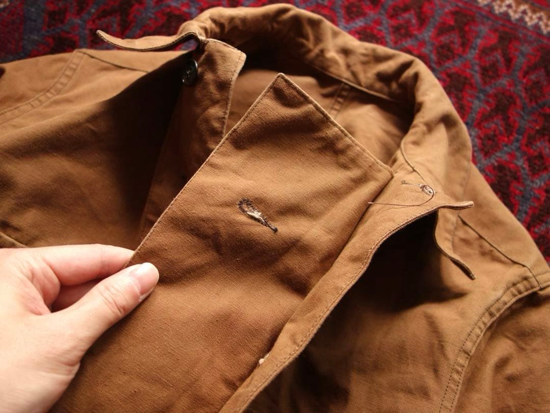 50s フランス軍 ガスフラップ付き カバーオール ジャケット フレンチワーク