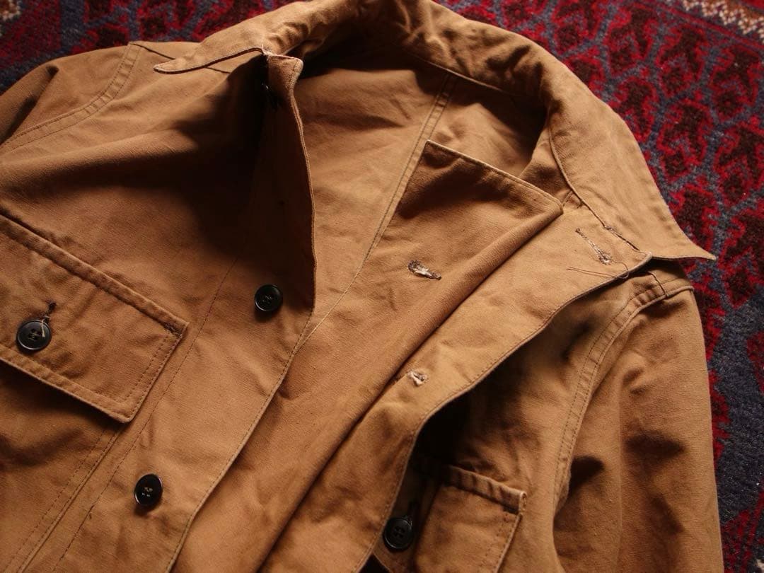 50s フランス軍 ガスフラップ付き カバーオール ジャケット フレンチワーク