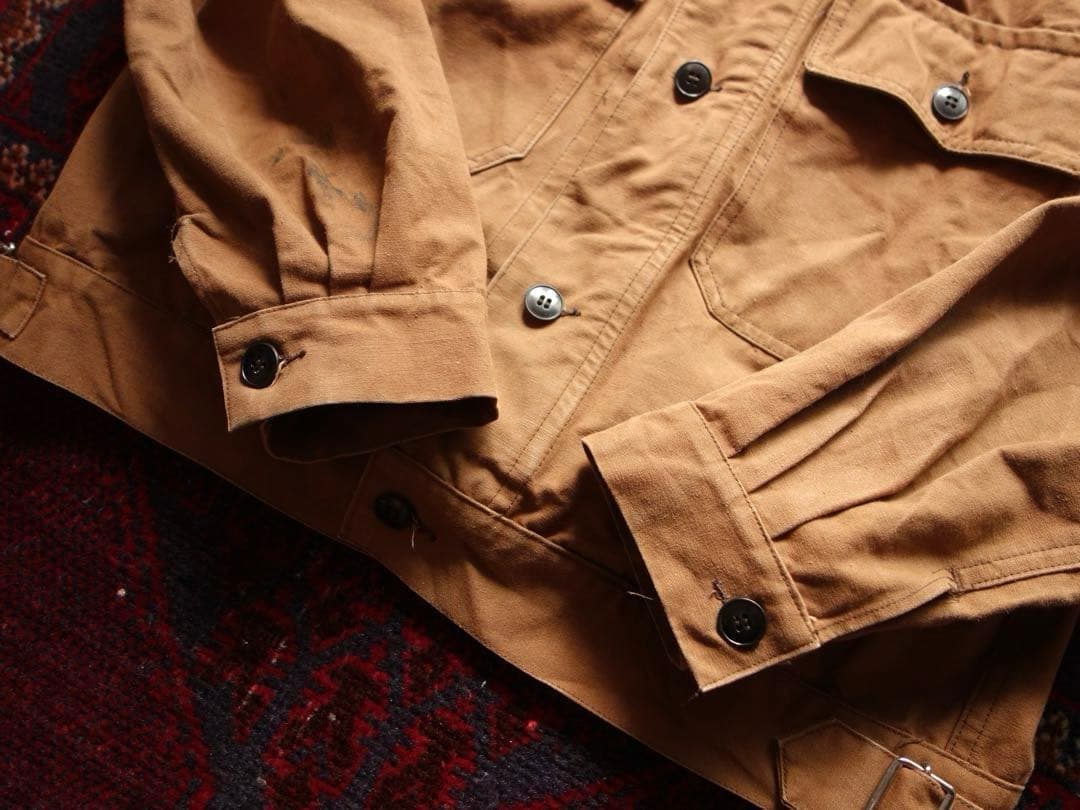 50s フランス軍 ガスフラップ付き カバーオール ジャケット フレンチワーク
