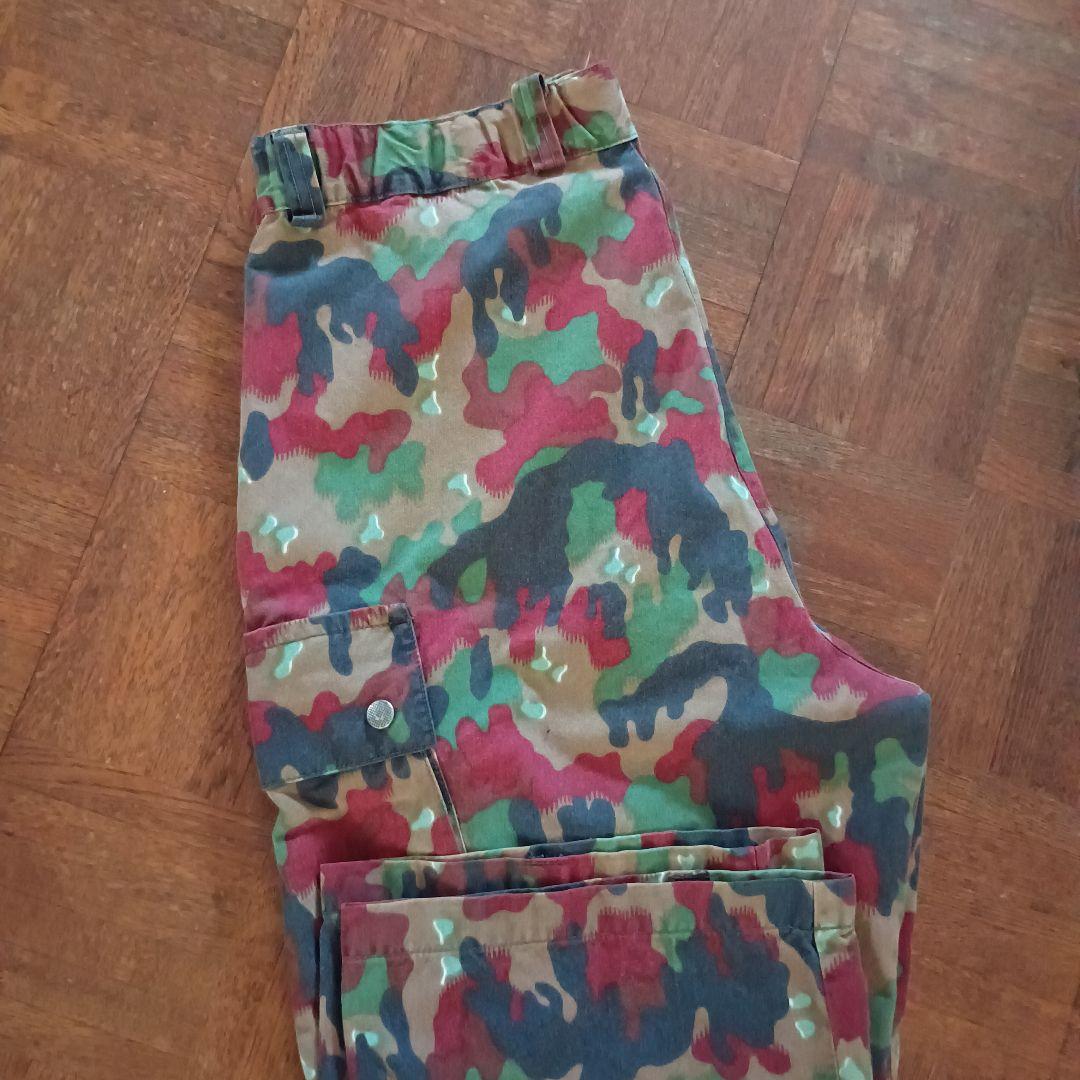 80s Swiss Army スイス軍 アルペンカモ カーゴ フィールドパンツ