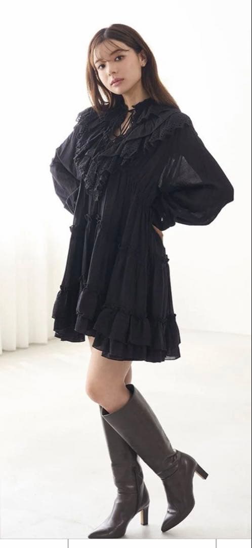 新作新品タグ付き　スナイデル♡ コットンレースBOHOチュニック