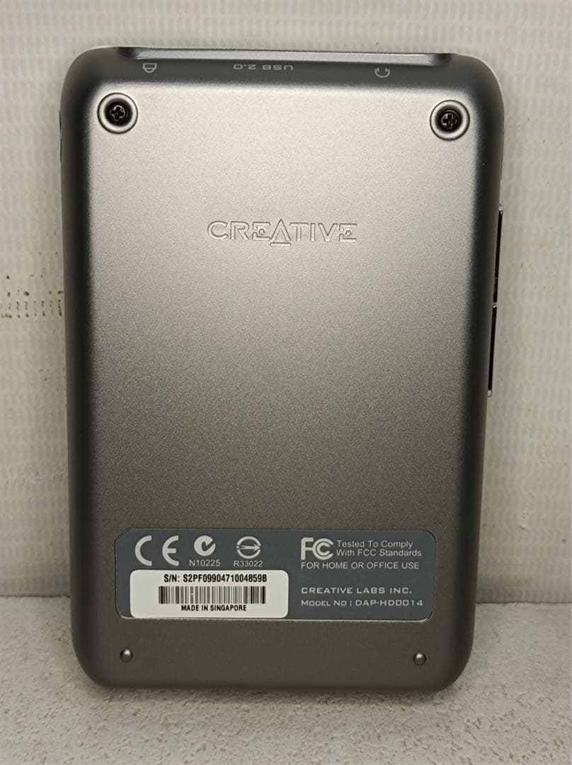 八6387【未使用品】 CREATIVEポータブルオーディオプレーヤー Zen