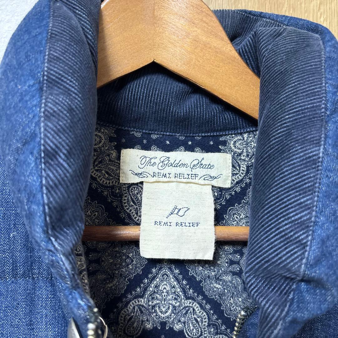 REMIX RELIEF The Golden State ダウンベスト　XL