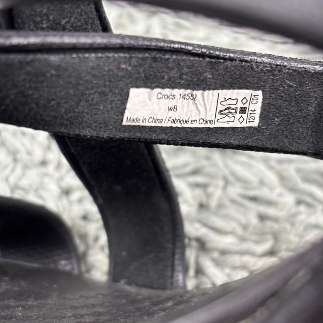 未使用 廃盤品 crocs クロックス サイプラス 黒 w8 24