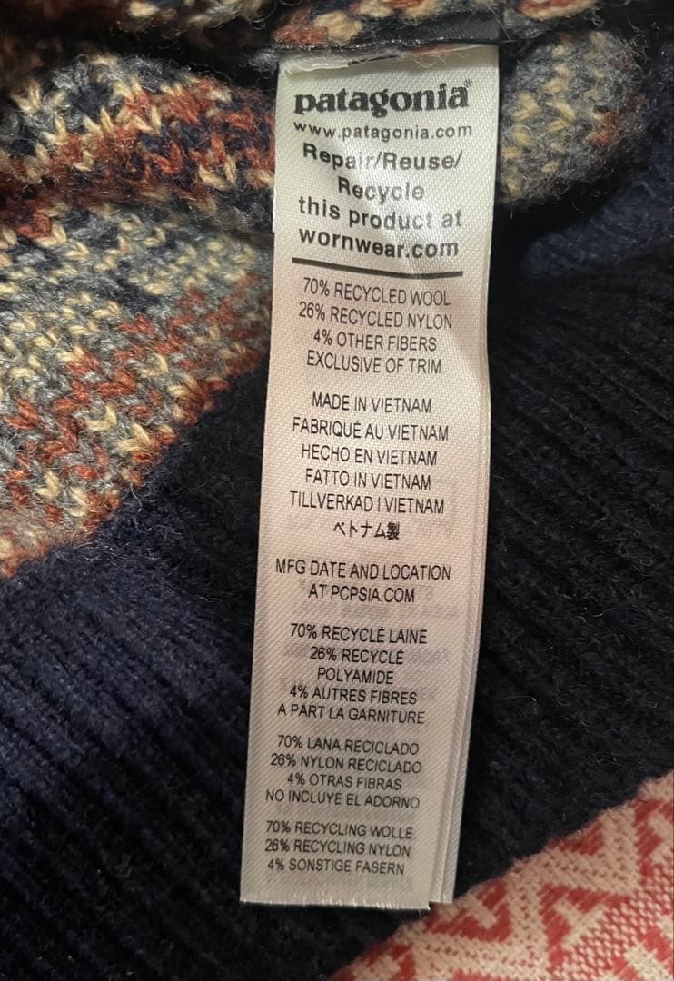patagonia woolsweater パタゴニアウールセーター