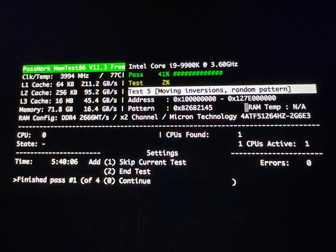 【中古良品】iMac 27 5K 2019 i9/72GB/1TB