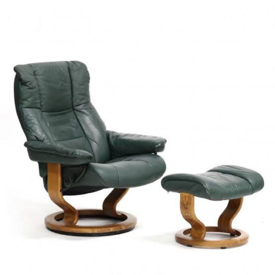 エコーネス ストレスレス チェア & オットマン Ekornes スエーデン製