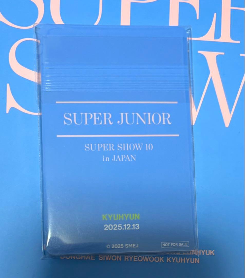 SUPER JUNIOR SUPER SHOW10アプグレ特典　トレカセット