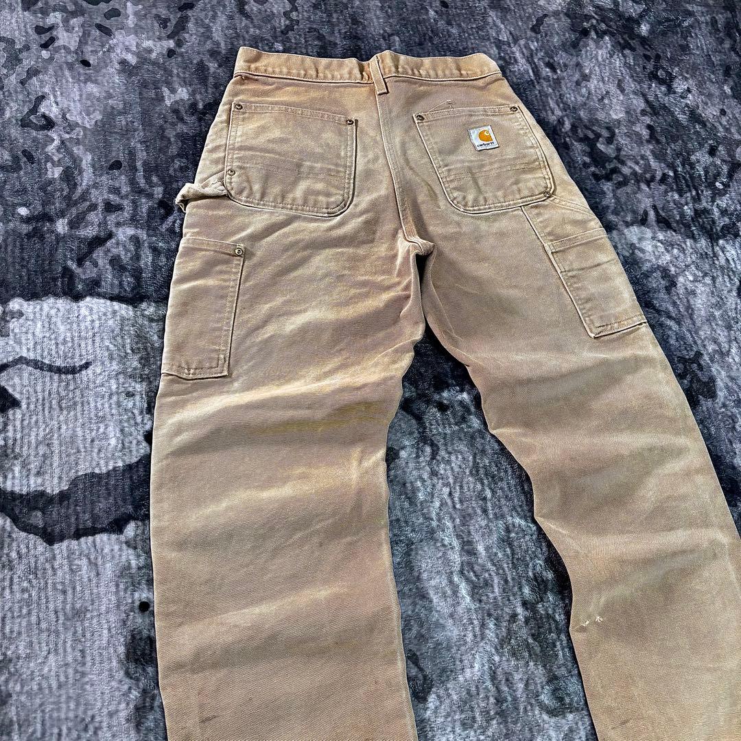 コメ欄セール！USA製 雰囲気系 Carhartt ダブルニー 実寸W35