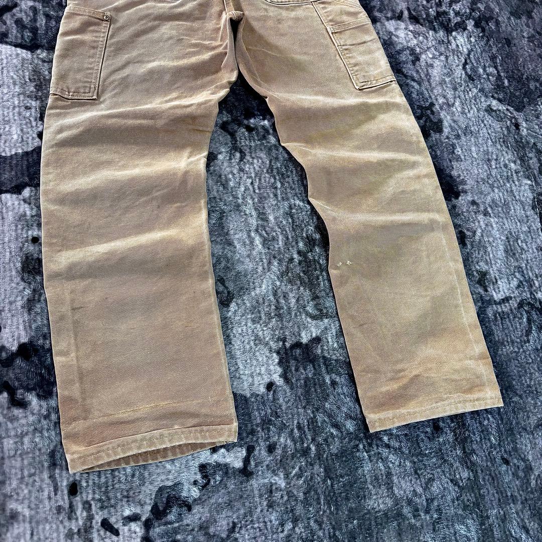 コメ欄セール！USA製 雰囲気系 Carhartt ダブルニー 実寸W35