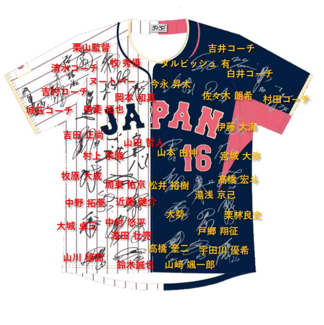 音*ん様 非売品WBC 2023大谷翔平 日本代表 サインプリント ハーフユニフ