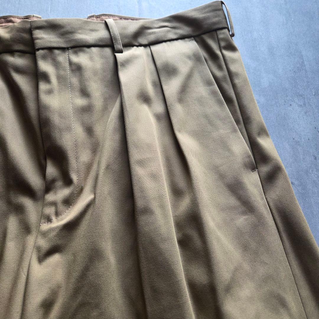 RAKINES　2TUCK WIDE PANTS