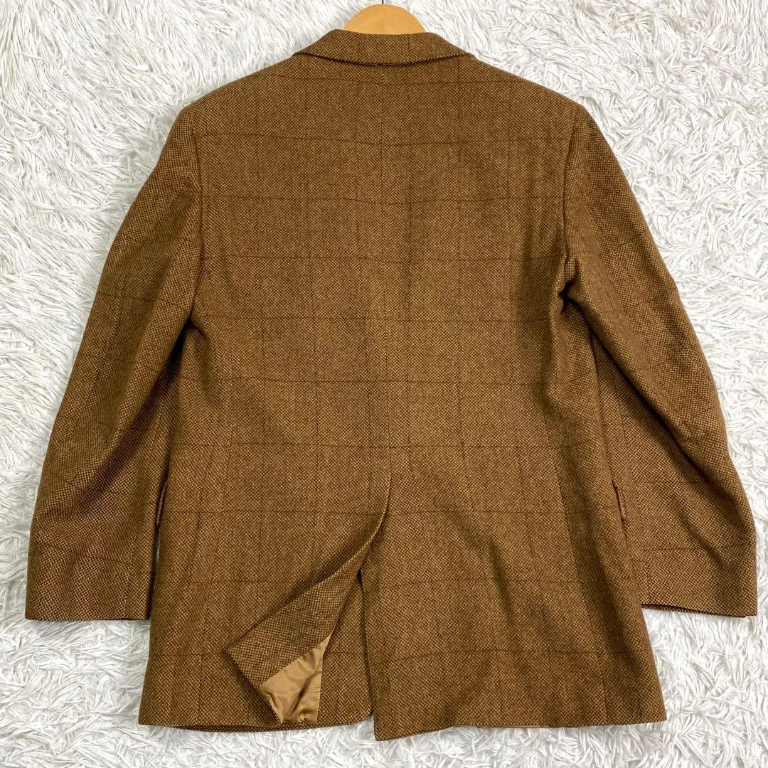 キャメル100%✨USA製ブルックスブラザーズヴィンテージツイードジャケットXL