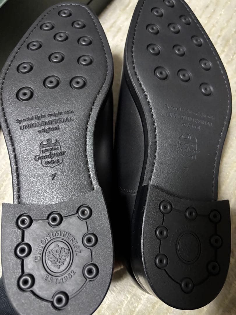 新品　ユニオンインペリアル　U2005 ビジネスシューズ　7EEE 25