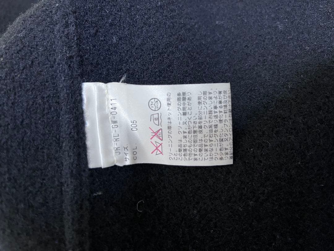 90s ポロラルフローレン 日本製 三角タグ ダッフルコート 大きいサイズ 黒色