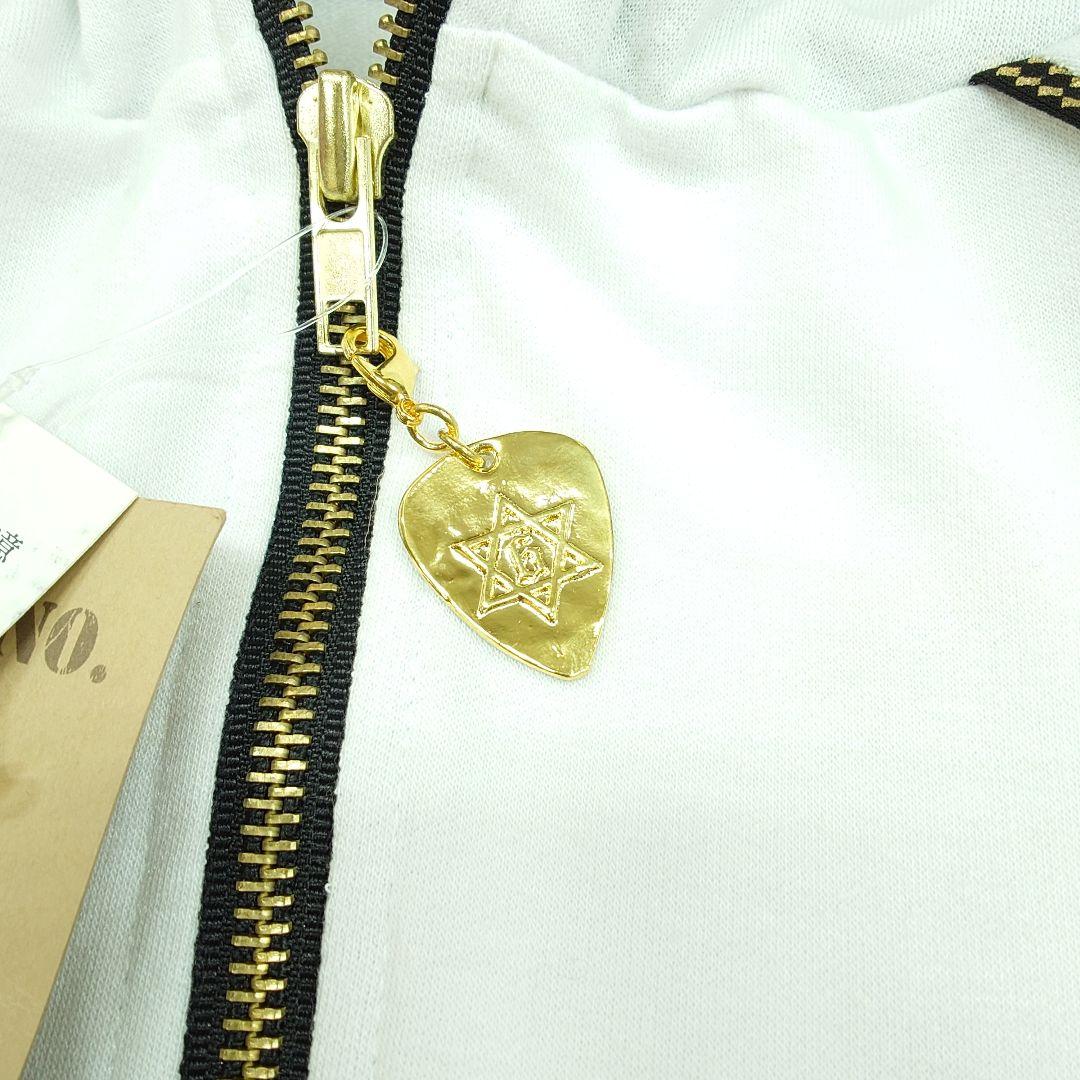 【新品】d.i.a. スカルプリント ゴールド 悪羅悪羅系 パーカー Y2K