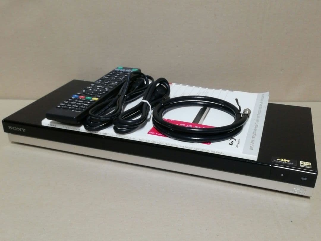 SONY BDZ-ZW550　大容量1TB/W録/SeeQVault/無線LAN