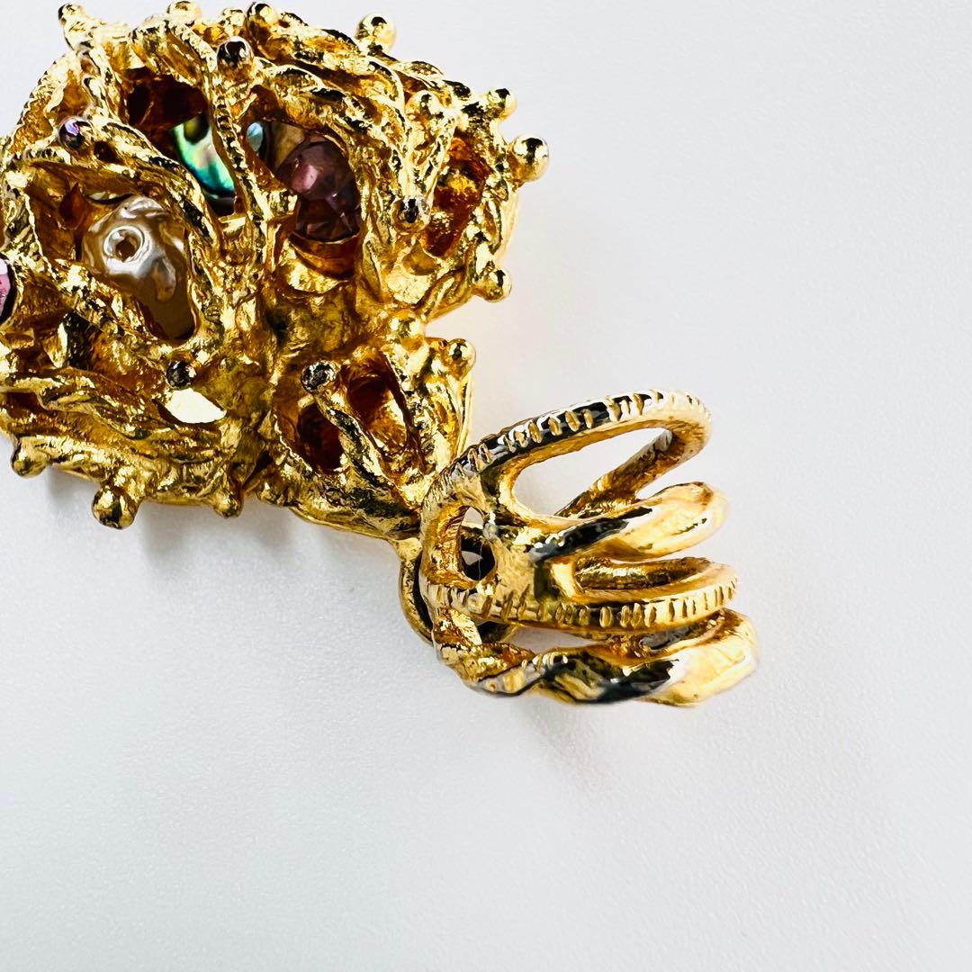 Christian Lacroix ラクロア ネックレストップ ストーンビーズ.