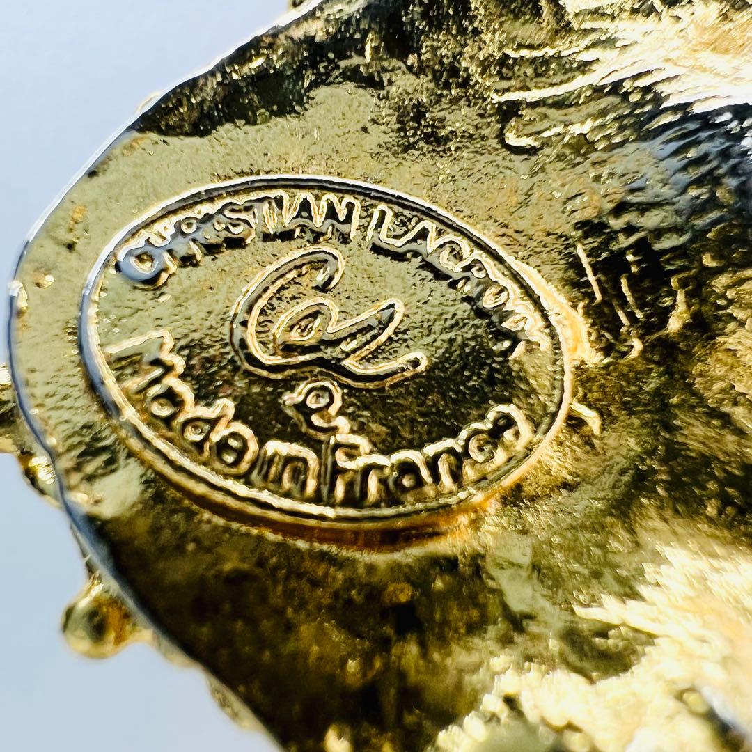 Christian Lacroix ラクロア ネックレストップ ストーンビーズ.