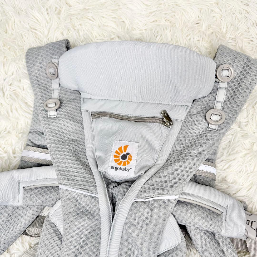未使用級 エルゴベビー オムニブリーズ 抱っこ紐 パールグレー 箱付き