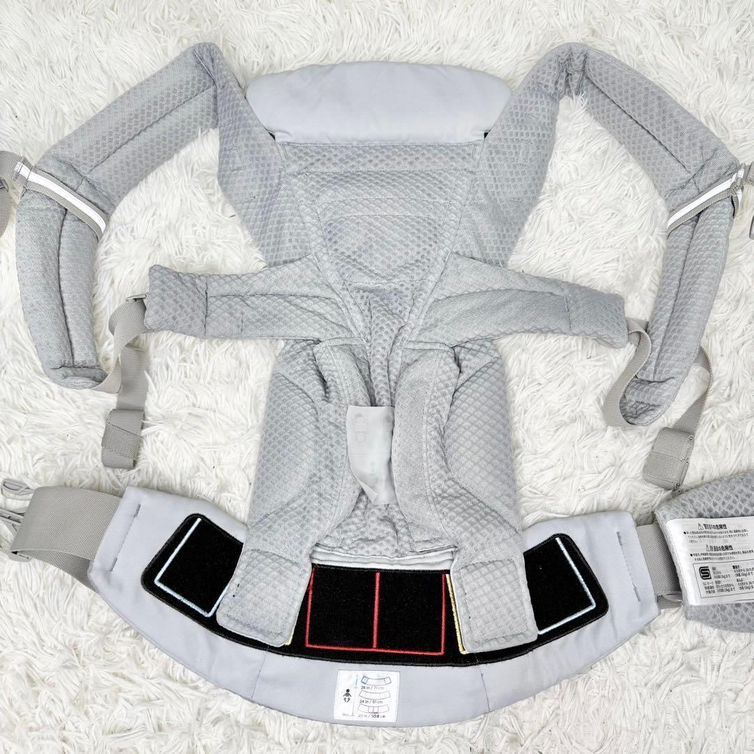 未使用級 エルゴベビー オムニブリーズ 抱っこ紐 パールグレー 箱付き