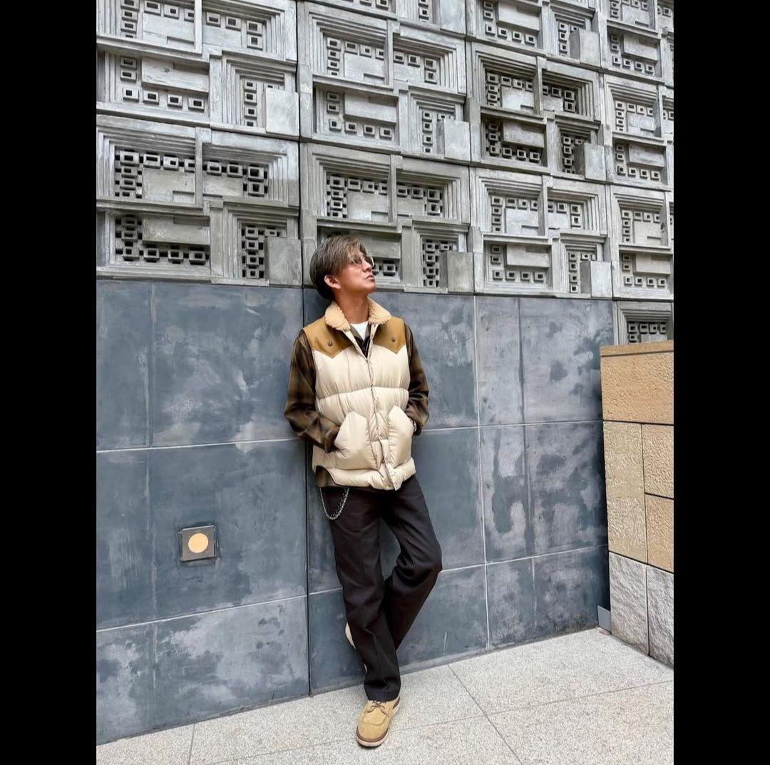 NSX GDC × ロッキーマウンテン ダウンベスト ベージュ XL 最安