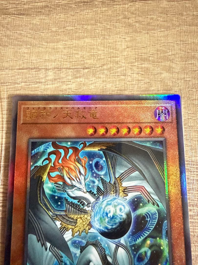 遊戯王　調和ノ天救竜　レリーフ２枚