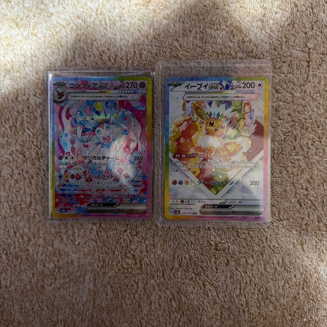 ヴ*ル様 ニンフィアex SAR イーブイおまけ