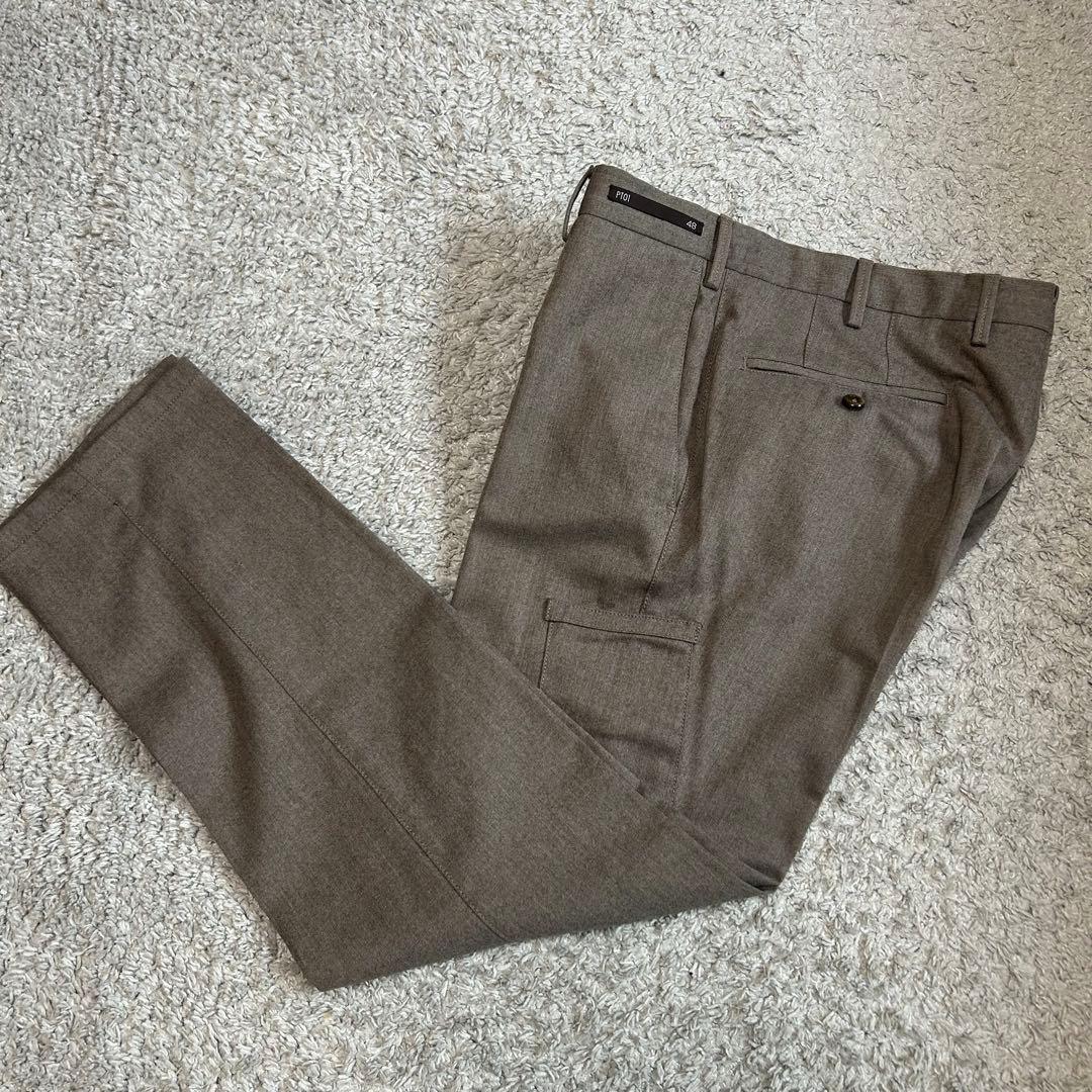 PT01 カーゴパンツ スラックス バージナルウール SLIM FIT 48