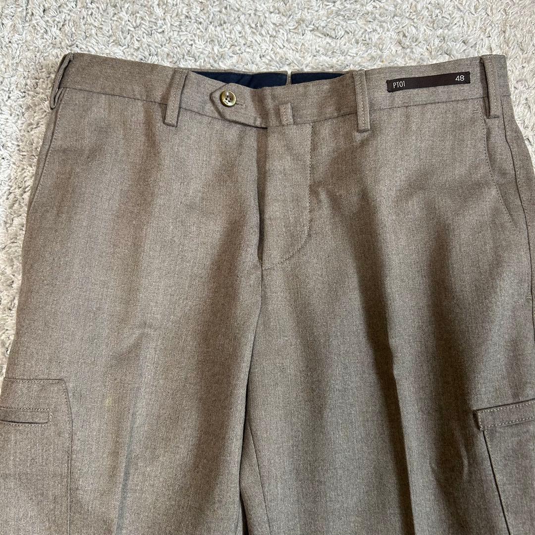 PT01 カーゴパンツ スラックス バージナルウール SLIM FIT 48