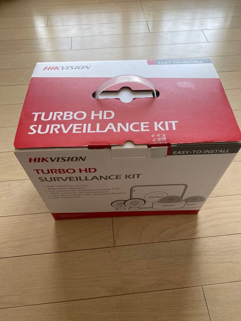 HIKVISION 防犯カメラ3台録画機キット 未使用