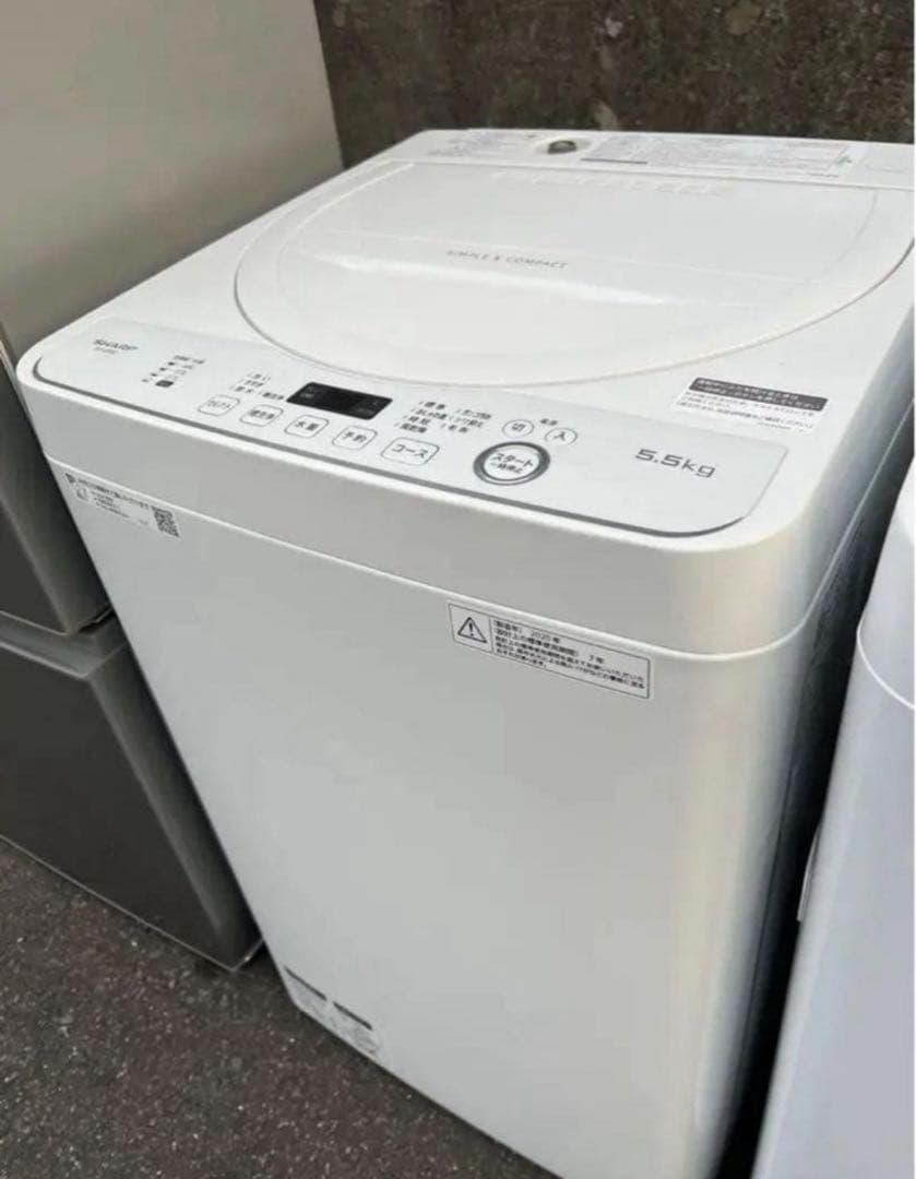 【高年式お洒落セット】シャープ SHARP ガラストップ冷蔵庫 4点 セット