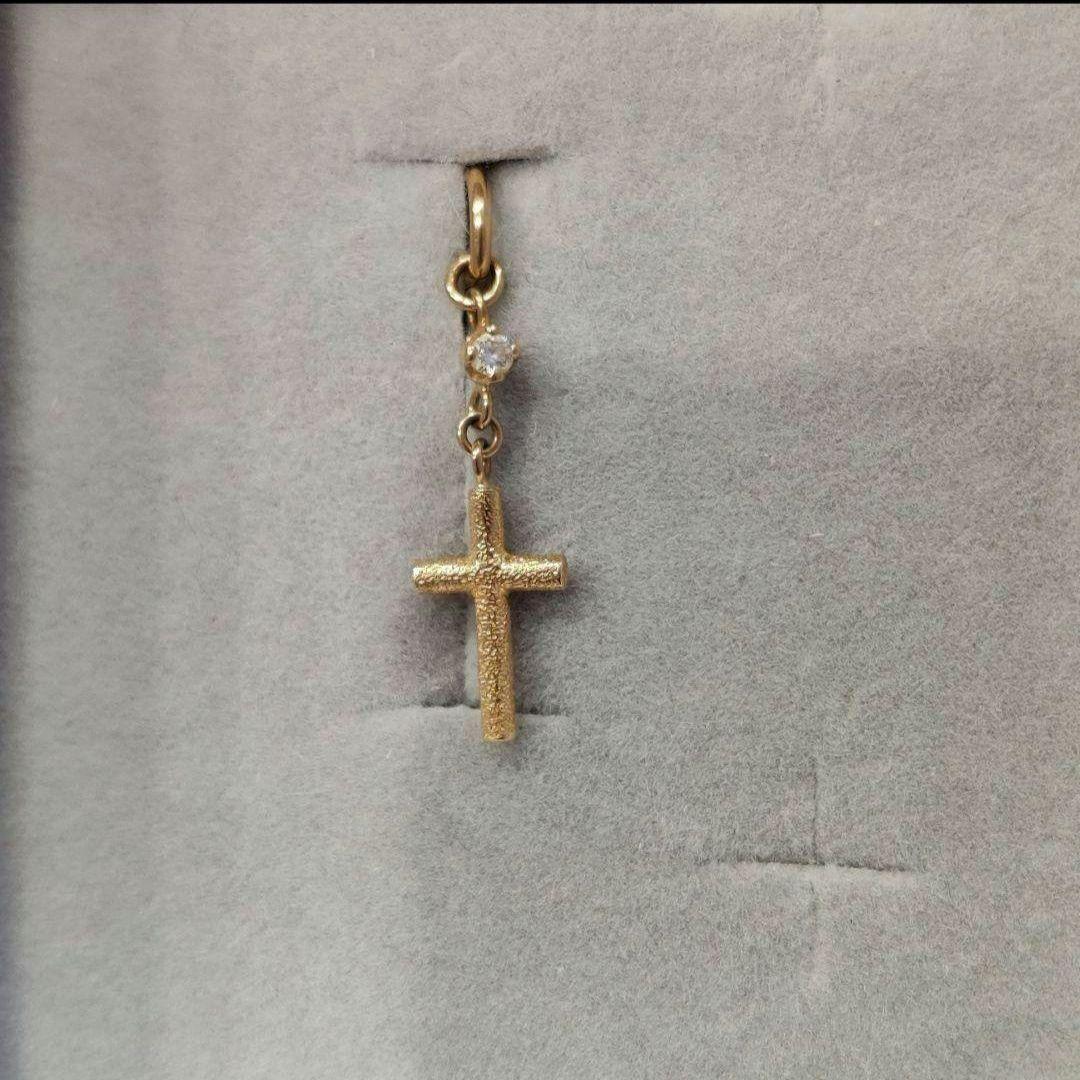 ディーヴァス　レア　K18 YG　クロス　ペンダントトップ　 チャーム