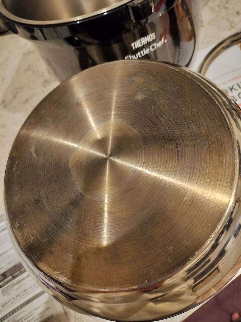 サーモス　真空保温調理器　シャトルシェフ　ブラック3.0L　クッキングブック付き