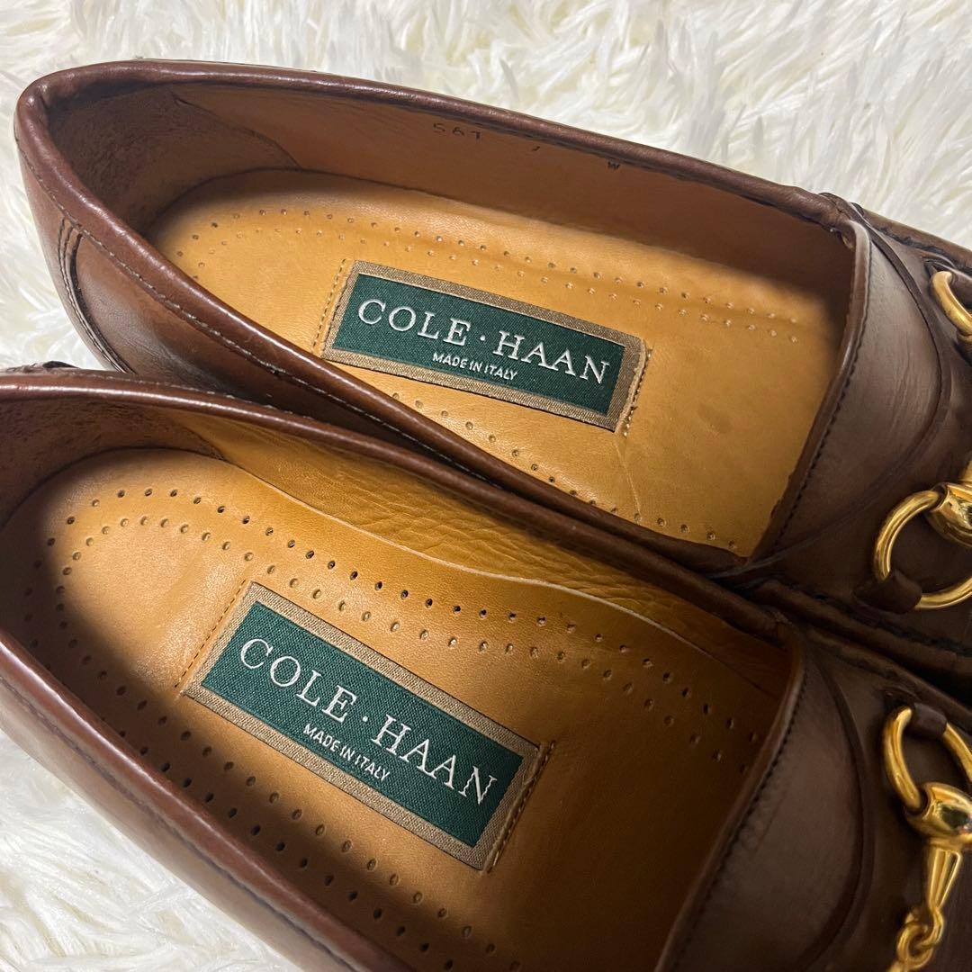 【美品】COLEHAAN コールハーン ビットローファー イタリア製　7W
