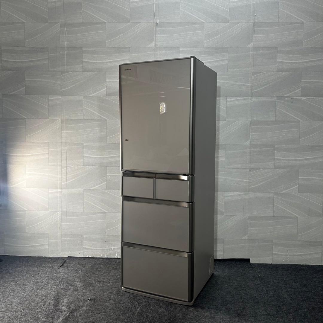 HITACHI 冷蔵庫 415L 大容量 R-S4200E 右開き d4656