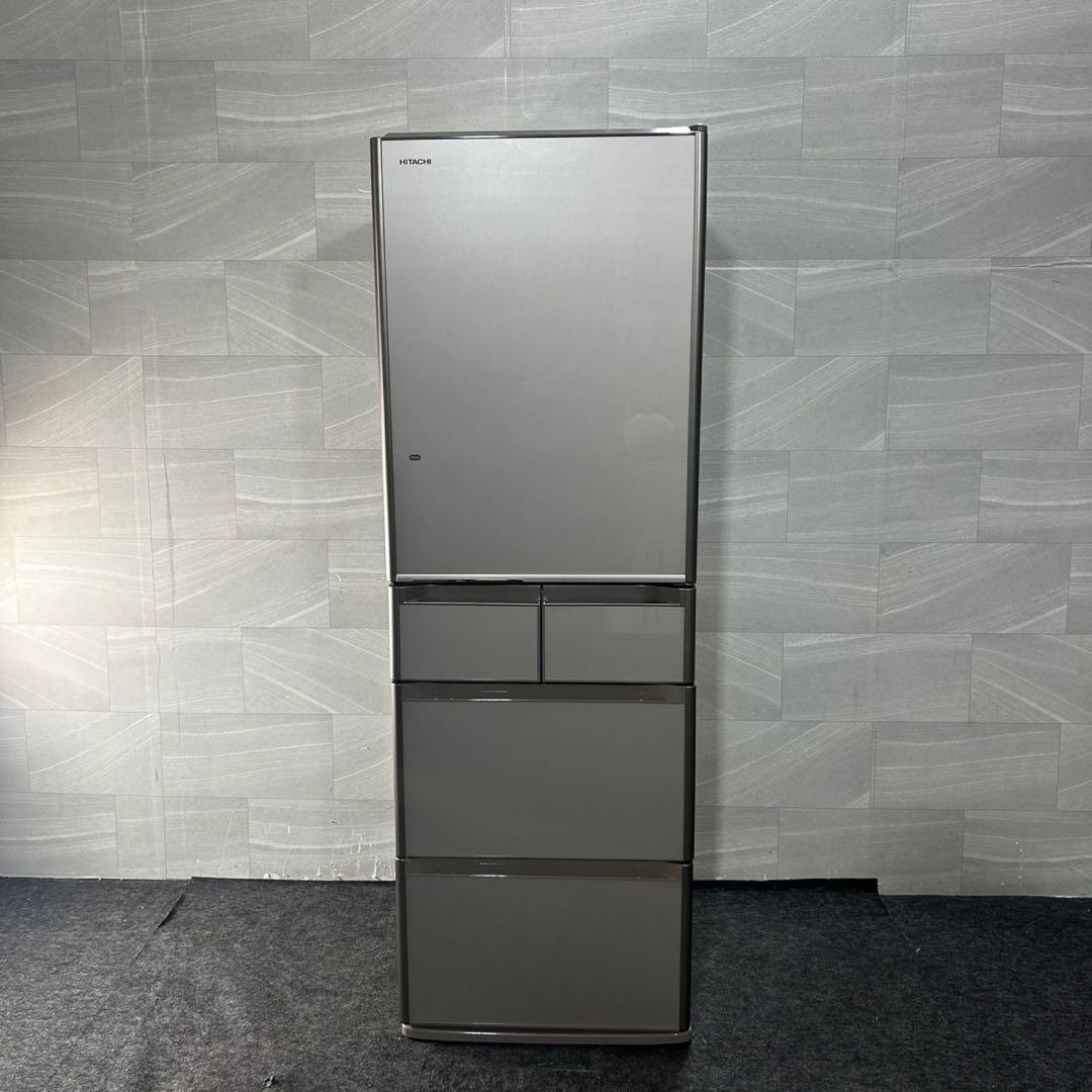 HITACHI 冷蔵庫 415L 大容量 R-S4200E 右開き d4656