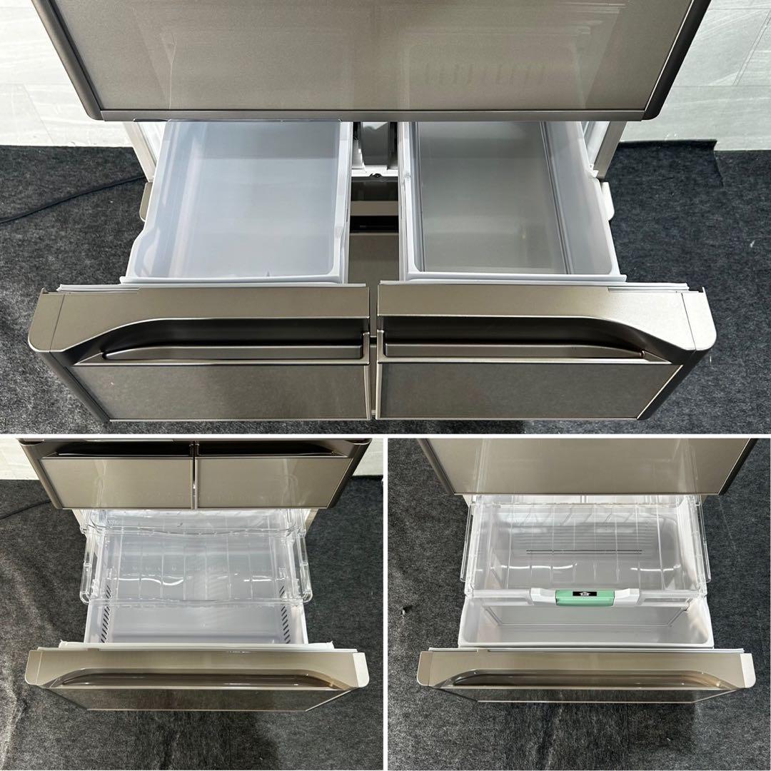 HITACHI 冷蔵庫 415L 大容量 R-S4200E 右開き d4656